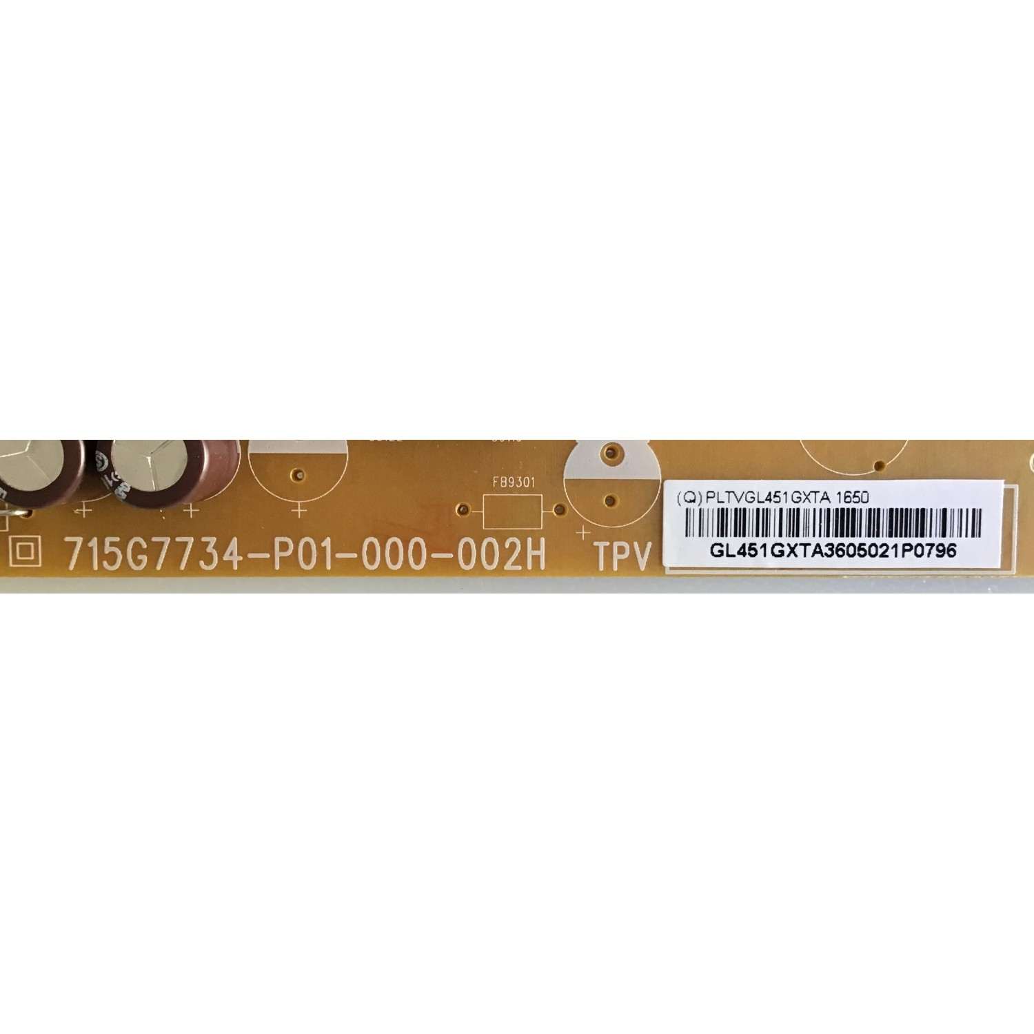 KIT DE TARJETAS PARA TV VIZIO / MAIN XGCB02K012 715G7487-M03-001-004K / FUENTE PLTVGL451GXTA 715G7734-P01-000-002H / T-CON 6871L-3210F 6870C-0438A / PANEL TPT315B5-EUJFFE REV:S1G / MODELO D32X-D1 LTT7UKBS - Imagen 3